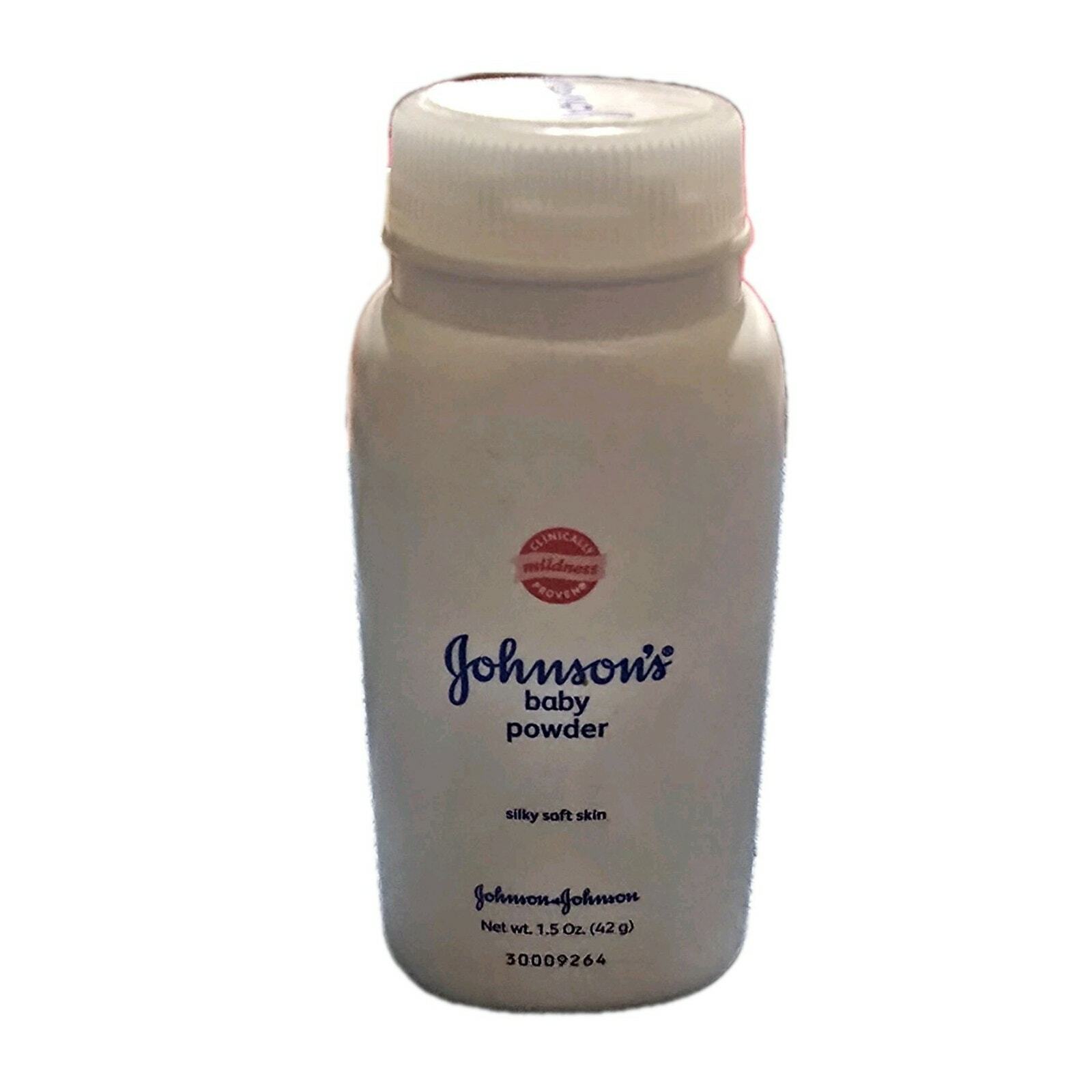 Johnson &amp; Johnson&#39;s Baby Powder with Talc, 1.5 Oz Travel Size, New &amp; Sealed - $12.59
