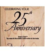 My Sentiments Exactly Rubber Stamp 25th Anniversary Innie And Outie Craf... - $368.84 MXN