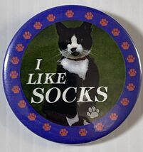 Presidential Campaign Button I Like Socks Bill Clinton First Cat Pin Pin... - $7.92