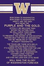 Washington Huskies NCAA College Football Poster Print Metal Sign 12x8in 28 - €21,48 EUR