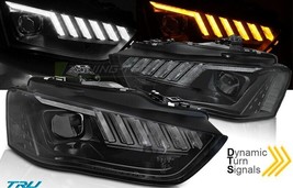 Fk Pair Lightbar Xenon D3S Led Drl Dynamic Headlights Audi A4 B8 8K 13-15 S4 Lhd - £643.14 GBP