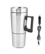 Qiilu Heated Travel Mug 12V 200ml Electric Car Kettle Boiler Stainless S... - $43.99