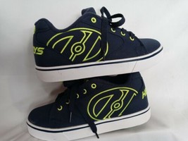 Heelys Youth 6 Vopel Neon Green Blue Wheel Shoe Sneaker HE100189 - £50.63 GBP
