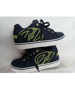 Heelys Youth 6 Vopel Neon Green Blue Wheel Shoe Sneaker HE100189 - £49.53 GBP