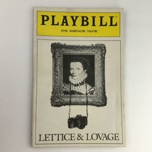 1990 Playbill Lettice &amp; Lovage by Ethel Barrymore Theatre Peter Shaffer - £11.20 GBP