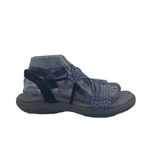 Skechers Reggae Slim Sandals Outdoors Comfort Slingback Blue Gray Womens 9 - £31.00 GBP