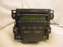 2007 2008 Lexus ES350 Radio 6 Disc Cd MP3 86120-33720 XTY54 - $9.90