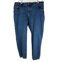 Westport Denim Womens Blue Jeans Size 18 Cotton/Spandex Blend Relaxed Fit - £18.54 GBP