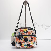 NWT Kipling HB6468 Keefe Shoulder Bag Double Zip Polyester Bold Floral Multi $94 - £39.92 GBP