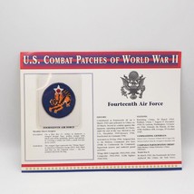 U.Combattimento Toppe Di Seconda Guerra Mondiale 2 Fourteenth Air Force ... - $38.10