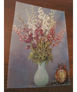 1970 1970 Postcard Flower Vase with Alarm Clock Alarm Saemec S 639 -
sho... - $247.84 MXN