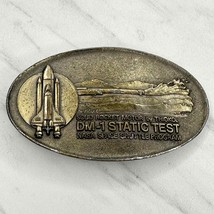 Vintage Thiokol Nasa Rocket Static Test 1977 Belt Buckle - $69.29