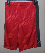 Under Armour Boys Size Large Shorts Red Grey New Loose Fit - $19.75