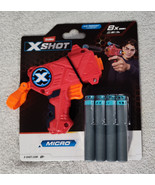 Zuru X-Shot Micro Gun Dart Blasters Toy includes 8 foam bullets Brand NEW - $8.91