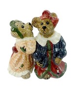 Boyds Bear Bearware Pottery Works Louella & Hedda - The Secret Salt & Pepper Sha - £10.21 GBP