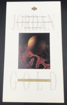 Vintage 1994 Michael Jordan Gold Card Sell Sheet UD Upper Deck 6&quot; x 10.5&quot; - $21.32
