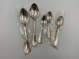Christofle France Silverplate VENDOME Lot of 5 x Spoons (Table Tea Coffee) - $149.99