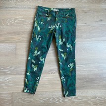 Cabi #766 Clover Camo Jegging Skinny Jeans w/ Zippers Sz 6 - £25.31 GBP