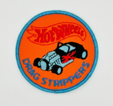 Vintage Hot Wheels Drag Strippers Hot Rod Round Embroidered 3 Inch Patch... - £27.18 GBP