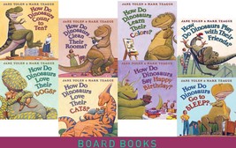 How Do Dinosaurs Childrens Series By Jane Yolen Board Book Collection Set 1-8 - £40.68 GBP