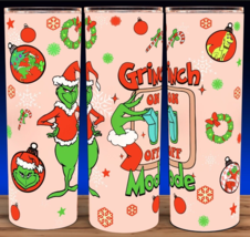 Grinch Mode On Off Funny Christmas Themed Cup Mug Tumbler 20oz - £15.68 GBP