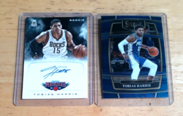 Tobias Harris 76ers LOT (2) 2012 Marquee Rookie AUTO/ Select - £13.26 GBP