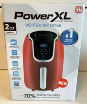 New Power Xl PXL-2QR 2 Qt Digital Auto Shut-Off Vortex Red Air Fryer - £102.58 GBP