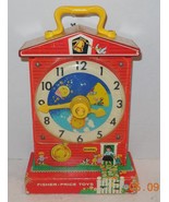 Vintage 1968 Fisher Price fisher price Music Box Teaching Clock 998 RARE... - $61.64 CAD