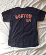 NWT MLB Boston Red Sox &quot;24 Price&quot; Men&#39;s Navy Blue Tee Shirt - £11.76 GBP