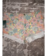 Wild Fable Women&#39;s Highest Rise Cheeky Floral Print Shorts Size 18/34 Waist - $23.32 CAD