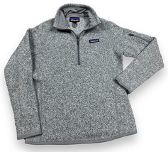 Patagonia Better Sweater Womens Grey 1/4 Zip Jacket Fleece Pullover 25617 Sz XS - £25.78 GBP