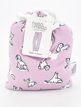 Hello Mello Lounge Pants Take A Paws Pajama Drawstring M L Wide Leg Dog ... - £14.76 GBP