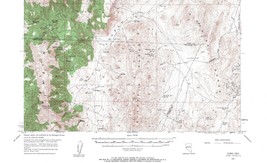 Como Quadrangle Nevada 1957 Topo Map Vintage USGS 15 Minute Topographic - £13.23 GBP