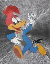 Vintage 1982 Walter Lantz Productions Woody Woodpecker 8&quot; x 10&quot; Foil Art - $242.13 MXN