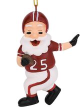 Tree Buddees Touchdown Santa Christmas Sports Football Ornament (Dk Red ... - $15.95