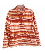 Telluride Clothing Co Desert Sunset Stripe Fleece Henley Style Pullover XL - £33.24 GBP