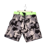 Exist Pacific Surf Men&#39;s Swim Trunks Green Camo Size Medium Board Shorts - $12.17