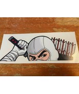 G.I. Joe Storm Shadow Decal Peeker Sticker Bam Geek Exclusive 6.5&quot; x 2.75&quot; - £7.58 GBP