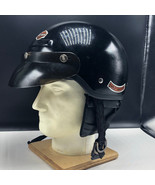 HARLEY DAVIDSON MOTORCYCLE HELMET XS model XT 6 and 5/8 to 3/4 black Lou... - £51.31 GBP