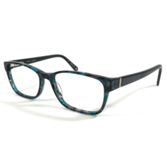 Bulova Eyeglasses Frames Buckingham Teal Demi Blue Green Square 51-15-135 - £42.56 GBP