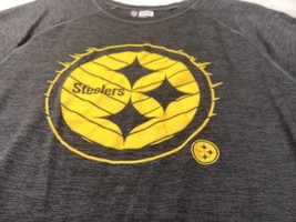 NFL Pittsburgh Steelers Team Apparel Men’s L TX3 COOL Short Sleeve Shirt - £9.48 GBP