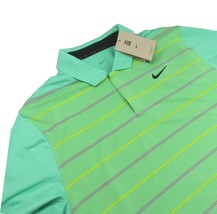 Nike Dri-FIT Tiger Woods Golf Polo Shirt Men&#39;s Size Medium Green NEW DR5... - $54.95