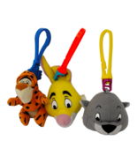 Lot of 3 McDonald&#39;s Disney Winnie the Pooh Plush Bag Backpack Clips  - $16.42 CAD