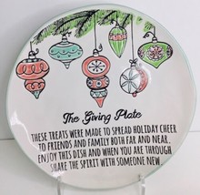 Giving Plate - Retro Ornaments 11” Christmas 2021 InHomestylez Spectrum ... - $24.70