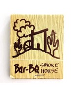 Bar-BQ Smoke House Restaurant Vintage Matchbook Pacific Grove Unstruck E19F - $377.05 MXN