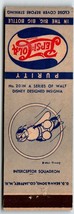 Pepsi Cola Matchbook Cover Walt Disney No 20 Flying Bee Boxing Glove Squad 1940s - £16.75 GBP
