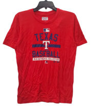 Majestic Boys&#39; Texas Rangers On Field Property T-Shirt, Red - S - $25.97