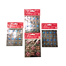 Jolee&#39;s Bling Dimensional Stickers Blue Silver Pink Studs Valentines Scr... - £5.56 GBP