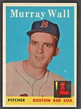 Boston Red Sox Murray Wall 1958 Topps # 410 - £4.49 GBP