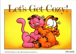 Let&#39;s Get Cozy! Postcard Garfield the Cat Cartoon Comic Arlene - £3.88 GBP